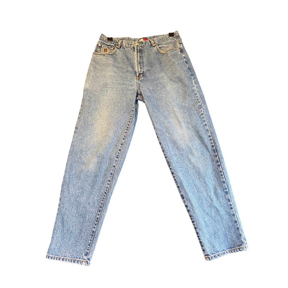 Tommy Hilfiger Straight Leg Jeans Women 36x30 Blue Good Vintage‎ High Rise Denim